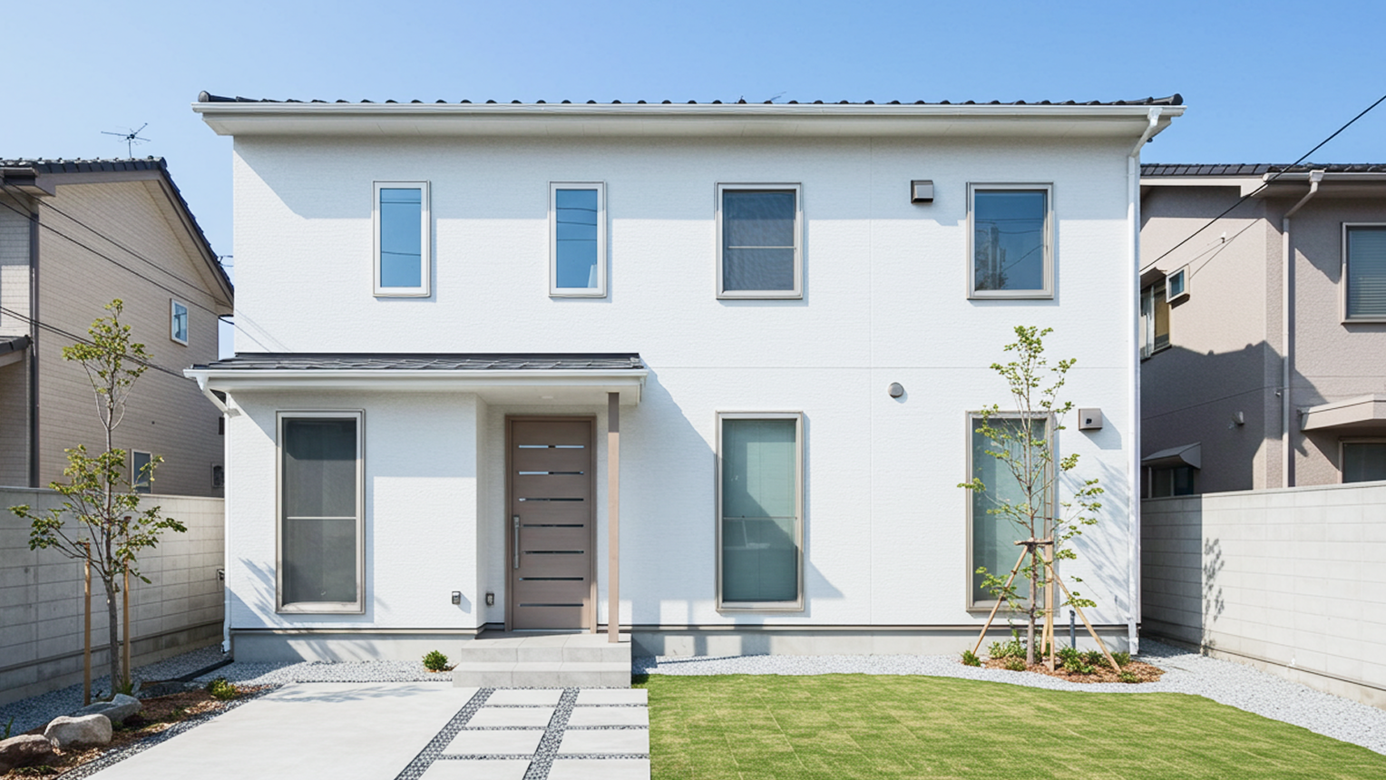 外壁洗浄した家の写真