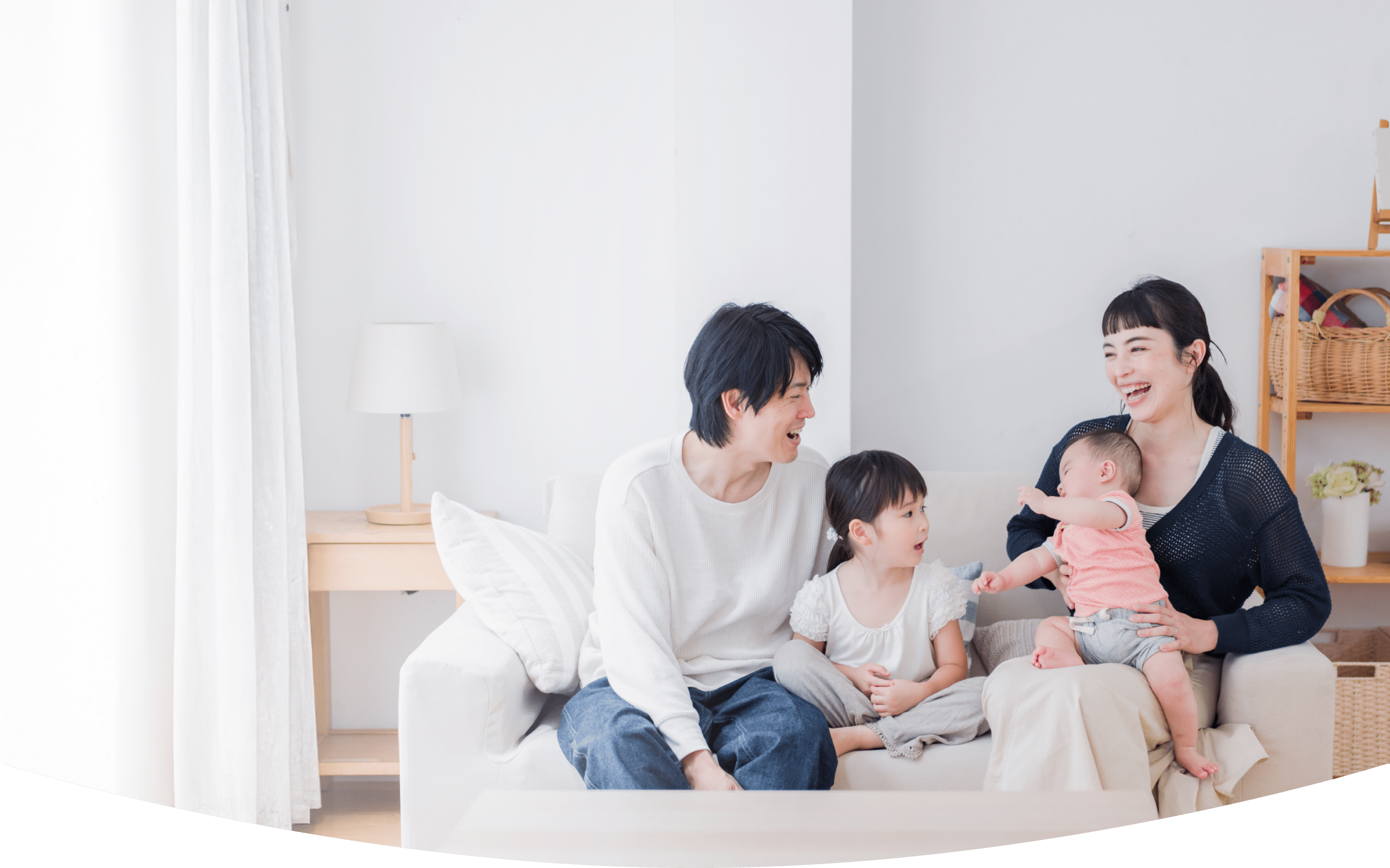 一家団欒の写真