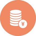 お金が縦に積み上げられているアイコン